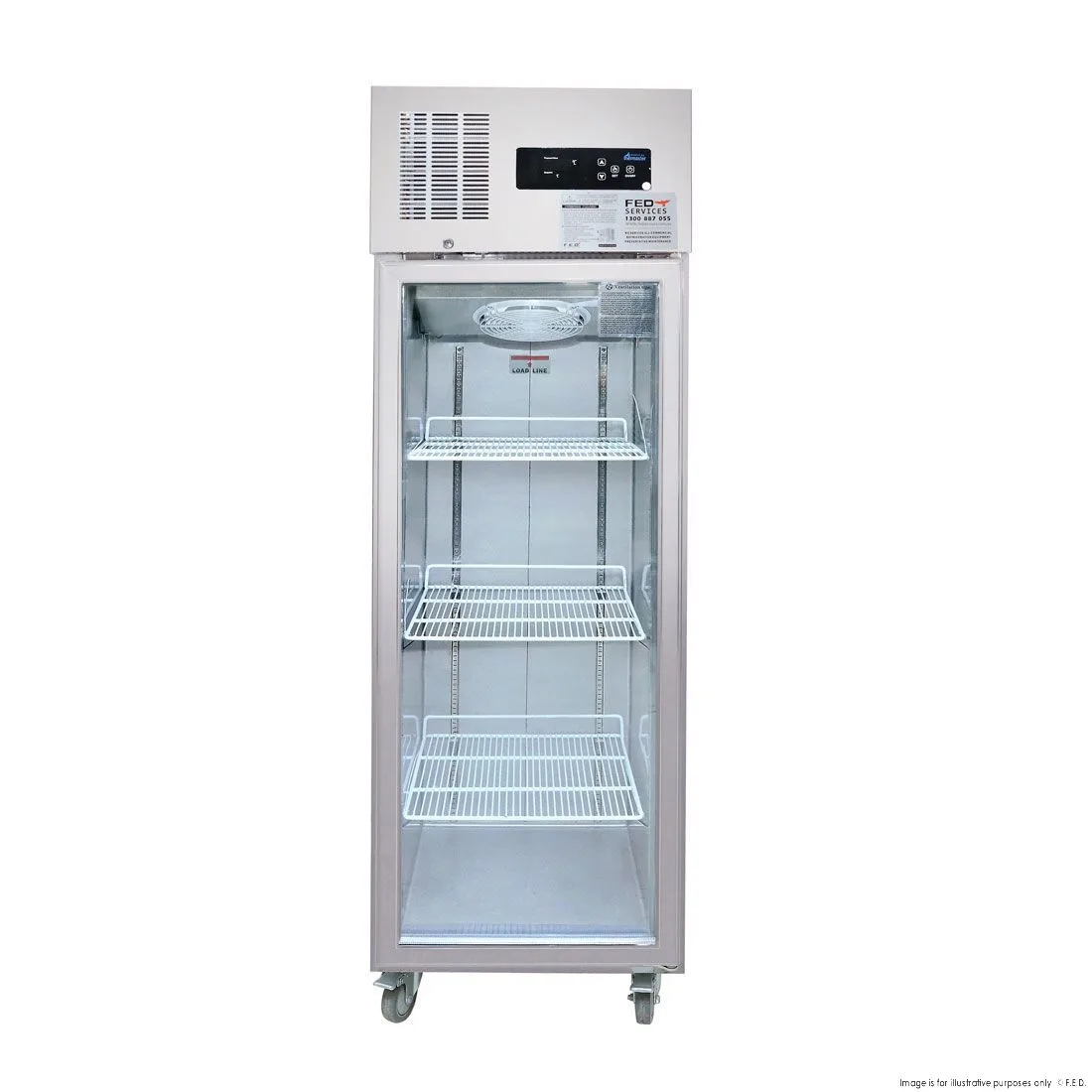 2NDs: Thermaster Single Door Upright Display Fridge SUCG500-NSW1751