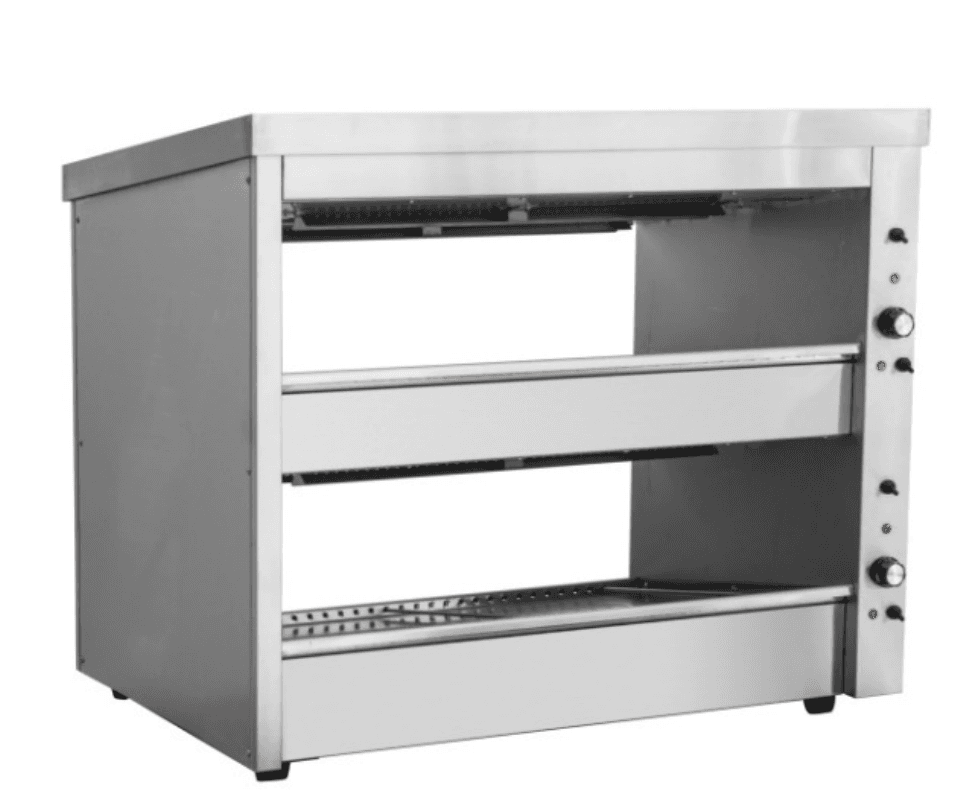 BENCHSTAR 1000mm 2 Shelves Hot Food Display Warmer — EHW-100