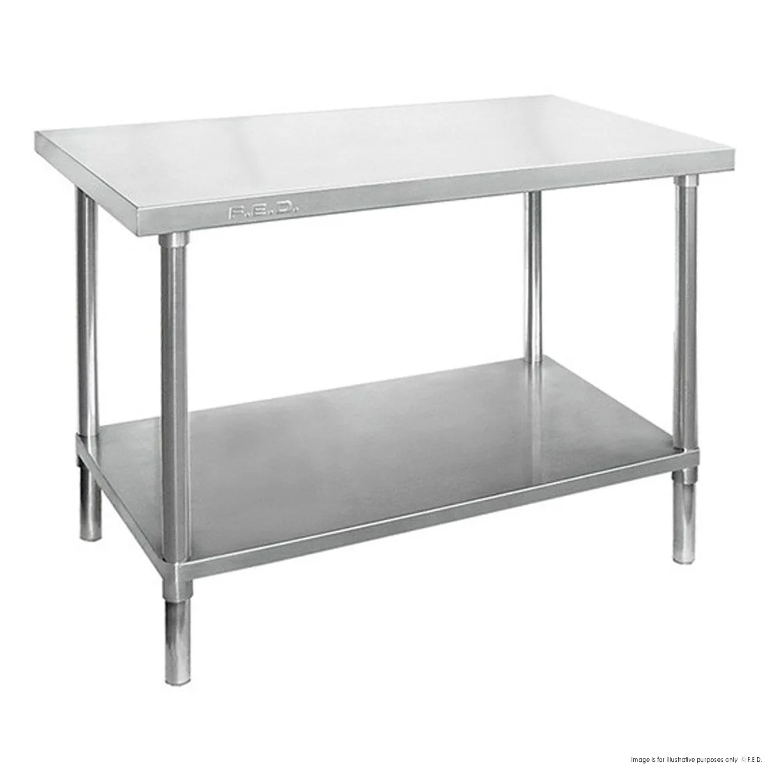 Modular Systems Premium Stainless Steel Workbench 700mm Deep