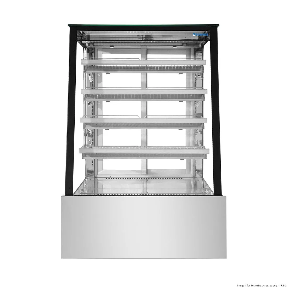 FED H-SLP830C Bonvue Deluxe Heated Display Cabinet 900x800x1350