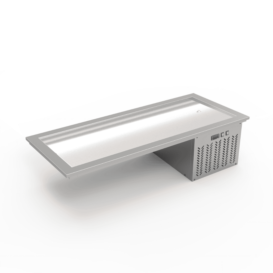 Thermaster 4×GN 1/1 Capacity Static Cold Bain Marie Trays - GN4-FA