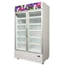 CCE1130 FLOWER FRIDGE DOUBLE DOOR WHITE