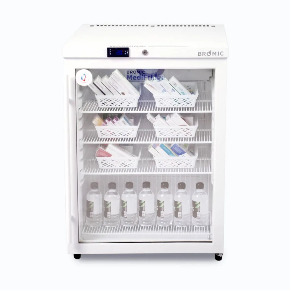 bromic medical fridge MED0140GD NR frontstocked