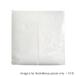 PakMax 1 ply 500 Sheets 1/8 Fold White Napkin - FWN118-300-500