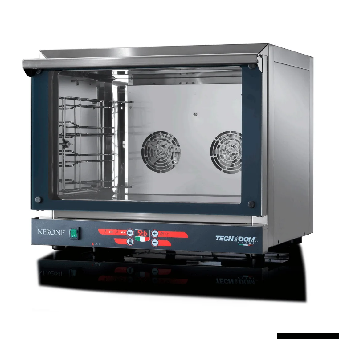 2NDs: Tecnodom Nerone EKO Digital GN 1/1 Tray Convection Oven - TDE-4CGND-NSW2149