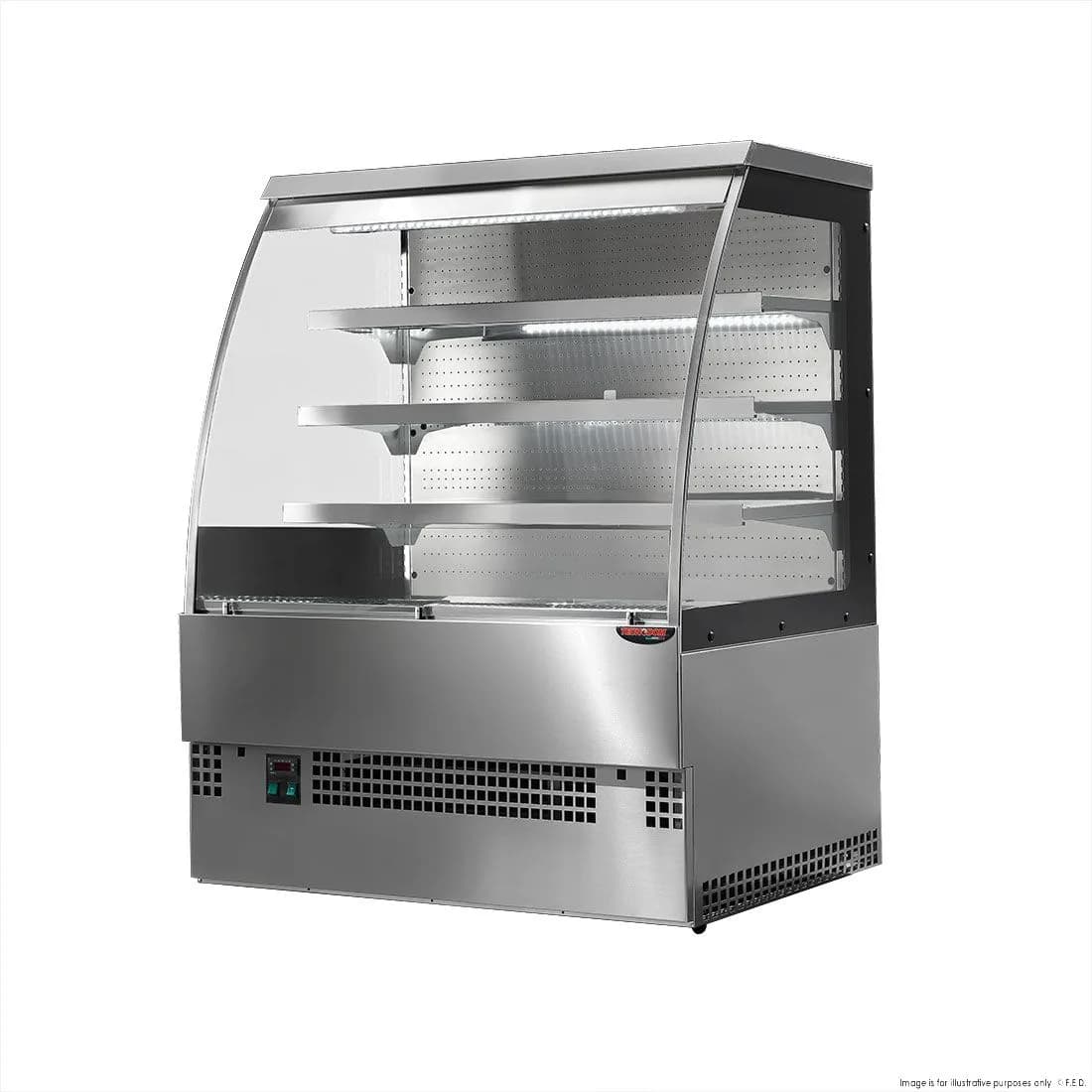 TDEVO-120S F.E.D Tecnodom EVO Grab'n Go Self-Serve Curve Display