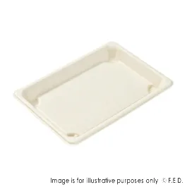 PakMax 6.5"*3.5"*0.8" Sugarcane Sushi Tray - ST-04