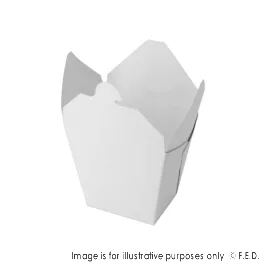 PakMax White 26oz Food Pails - FP-26W