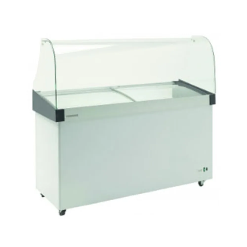 Gelato Ice Cream Display Freezer Auto Defrost