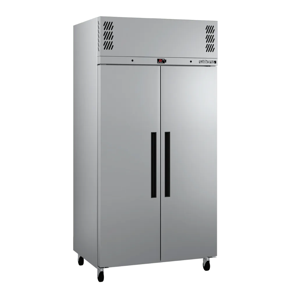 Stainless steel solid 2 door slim pearl williams
