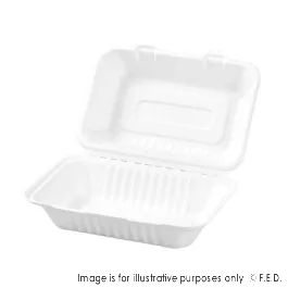 PakMax 9*6" Sugarcane Clamshell - CS-96