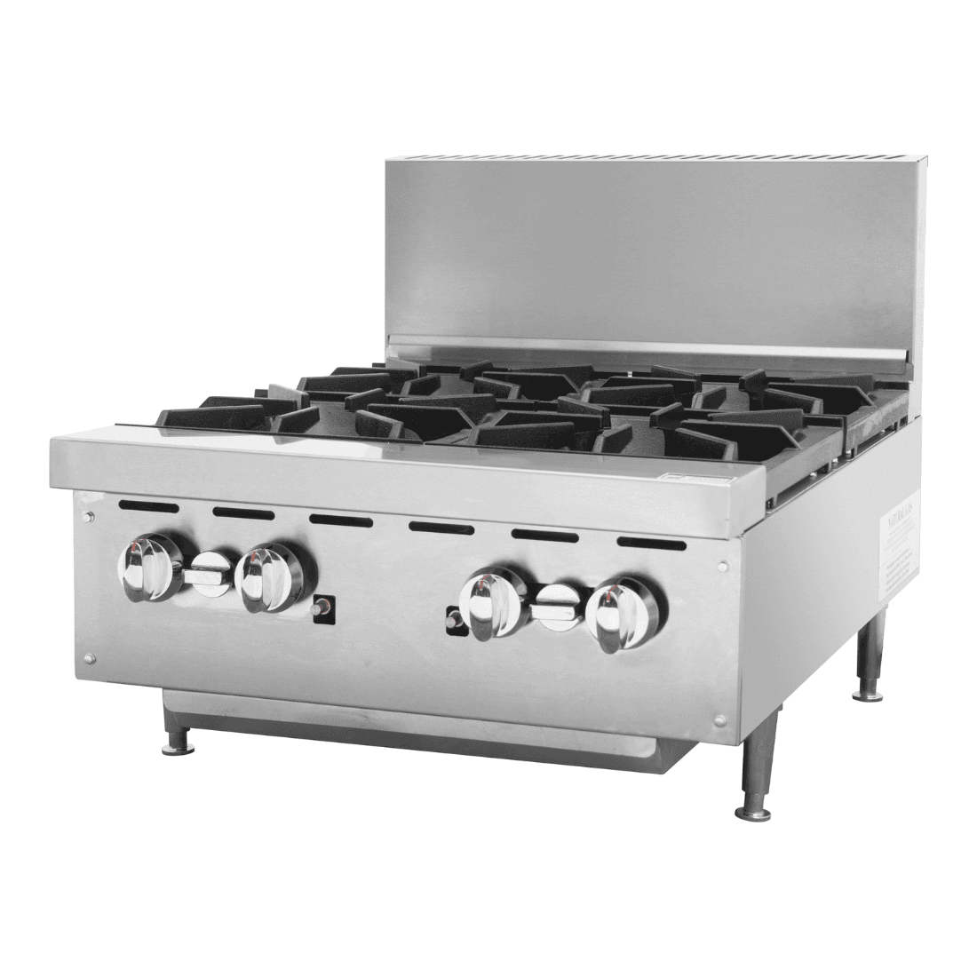 BRENNER Forge 800 Series Gas Bench Top Cooking Range LPG with 4 burners - BREG8R-600L