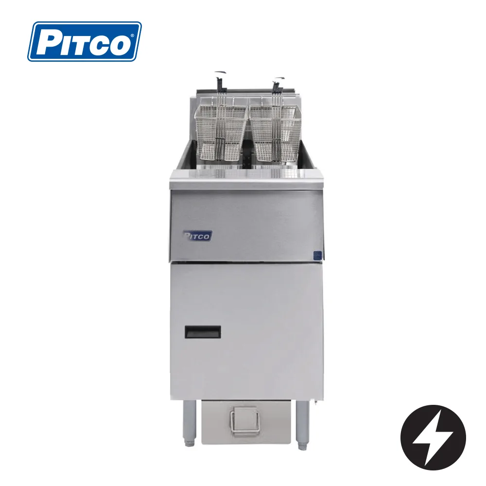 Pitco SE14-FD Electric Solstice Fryer with filtration