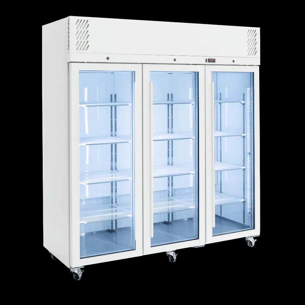Williams 3 door pearl white glass door