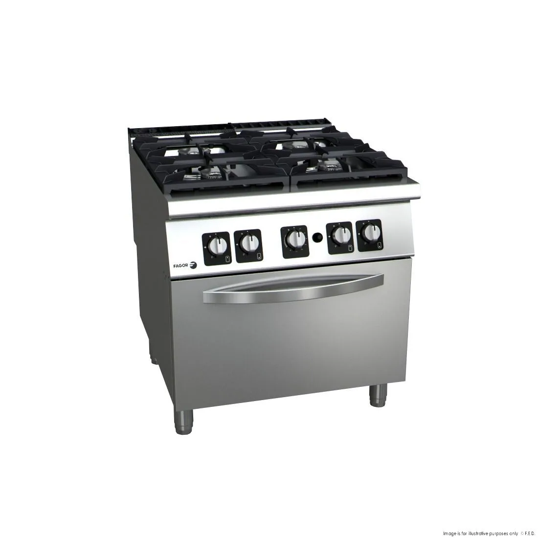 Ex-Showroom: Fagor Kore 900 Series Gas 4 Burner with Gas Oven - C-G941H-VIC938