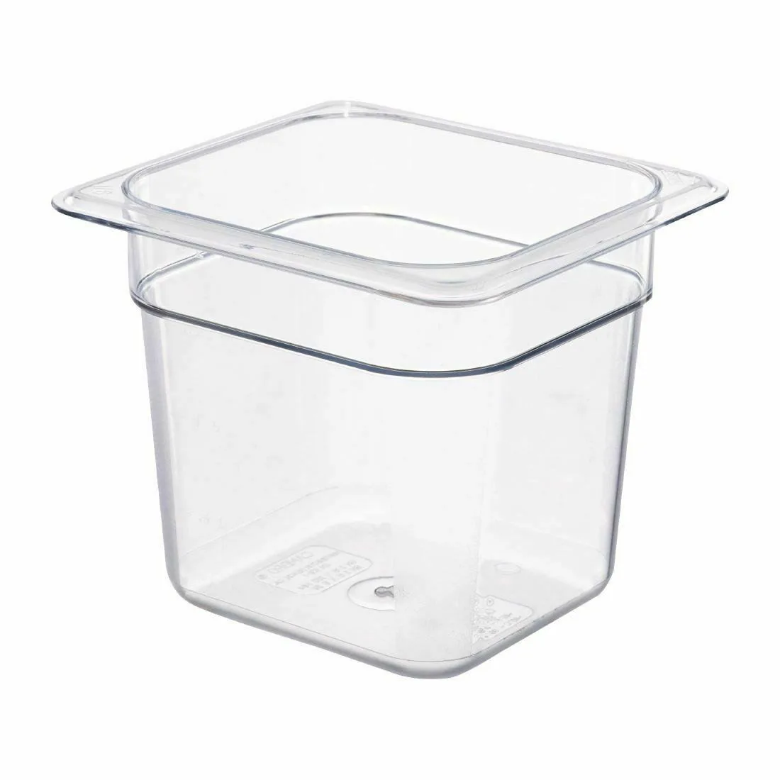 Clear Poly 1/6 Gastronorm Pan
