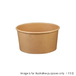 PakMax 500ML Kraft Paper Salad Bowl - KPSB-45H-500