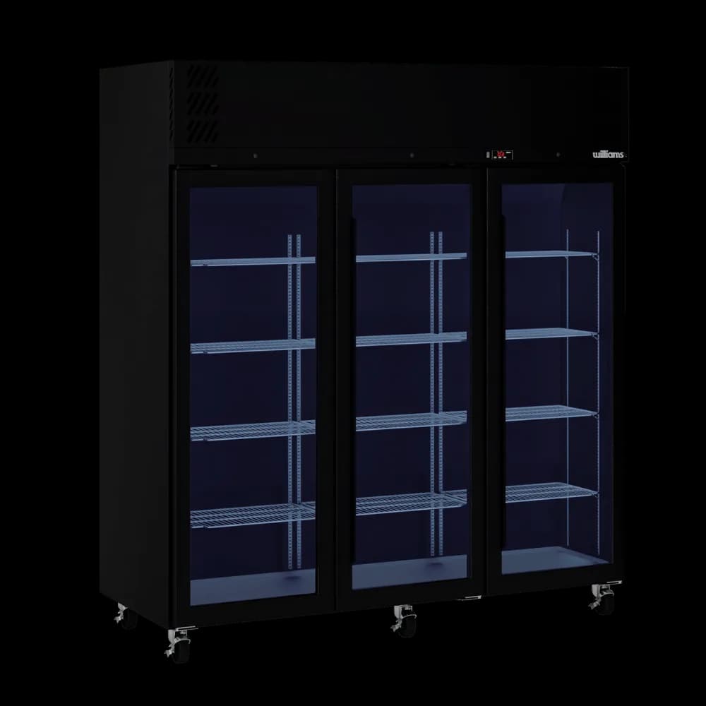 Williams 3 door pearl black glass door