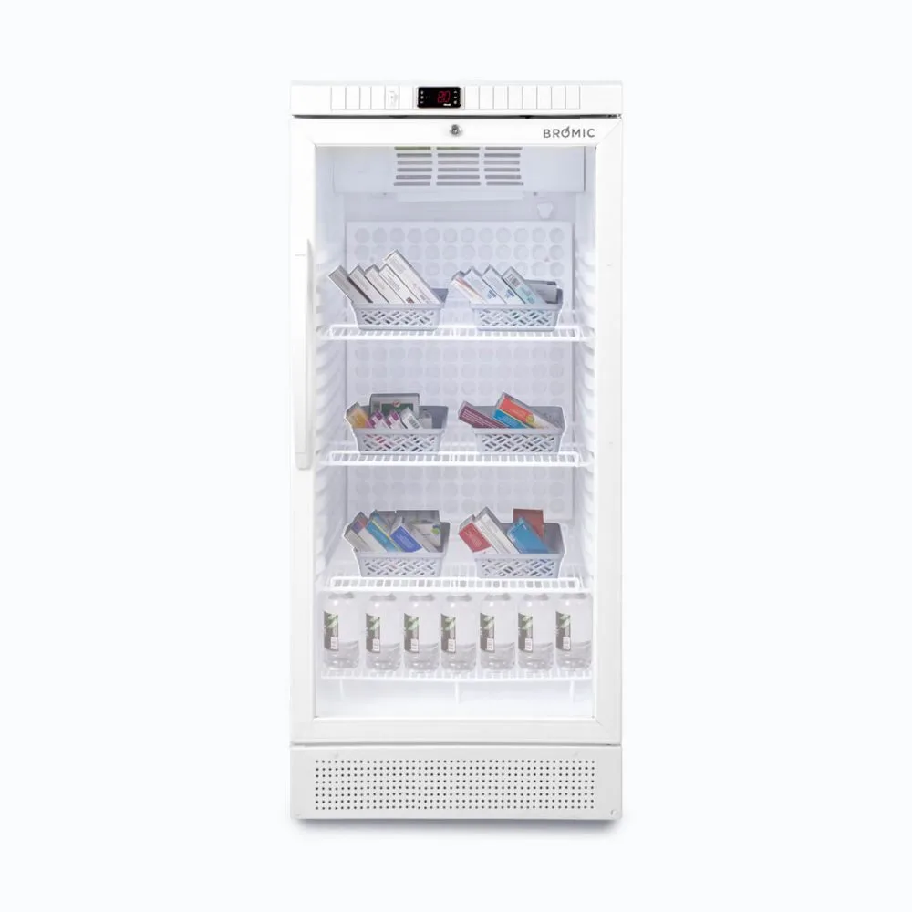 bromic medical fridge MED0220GD NR frontstocked