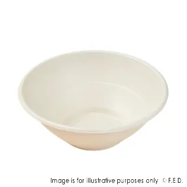 PakMax 40oz Deep Sugarcane Bowl - DB-198-40W
