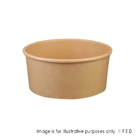 PakMax 1000ML Kraft Paper Salad Bowl - KPSB-75H-1000