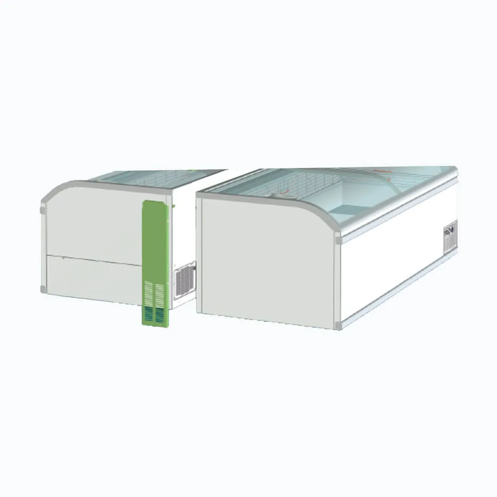 bromic island freezer side panel removed 1