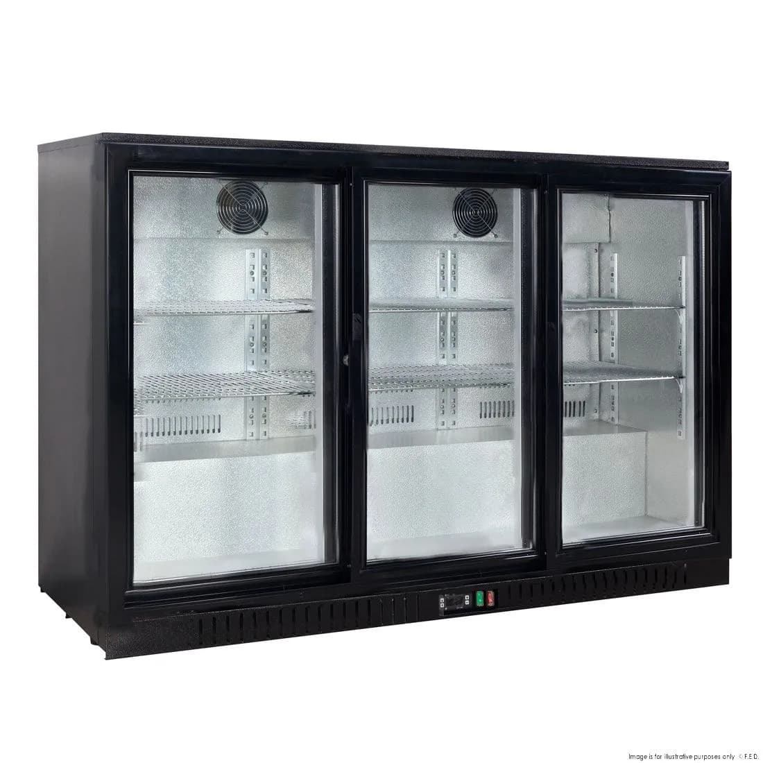 2NDs: Thermaster Under Bench Three Sliding Door Bar Cooler - LG-330SC-NSW2116