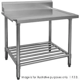 2NDs: Modular System Left Dishwasher Outlet Bench - WBBD-7-2400L-VIC155