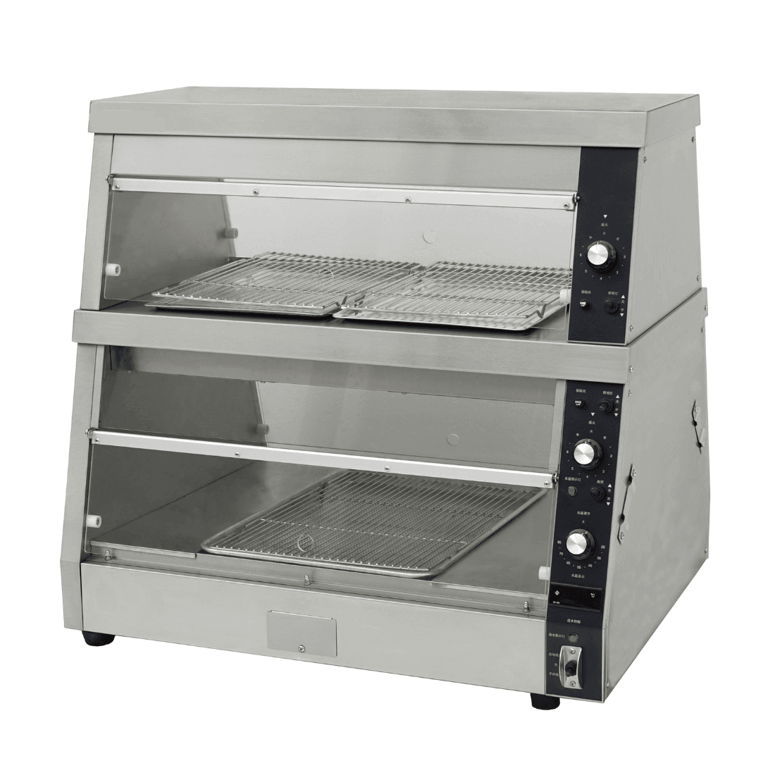 Benchstar 3 Pans Electric Heated Counter Warmer Dual Zone - HCW-3