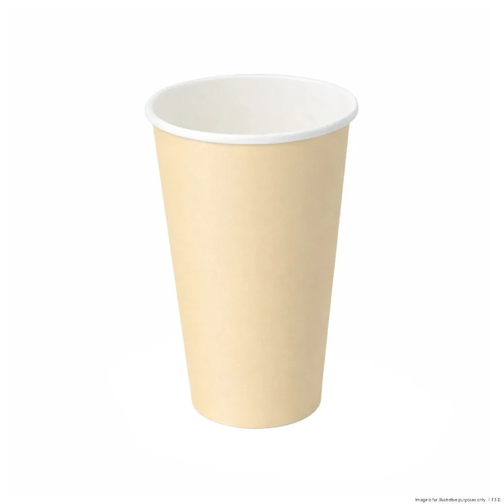 PakMax KRAFT 16oz Single Layer Hot Paper Cup - SLHPC-90-16K