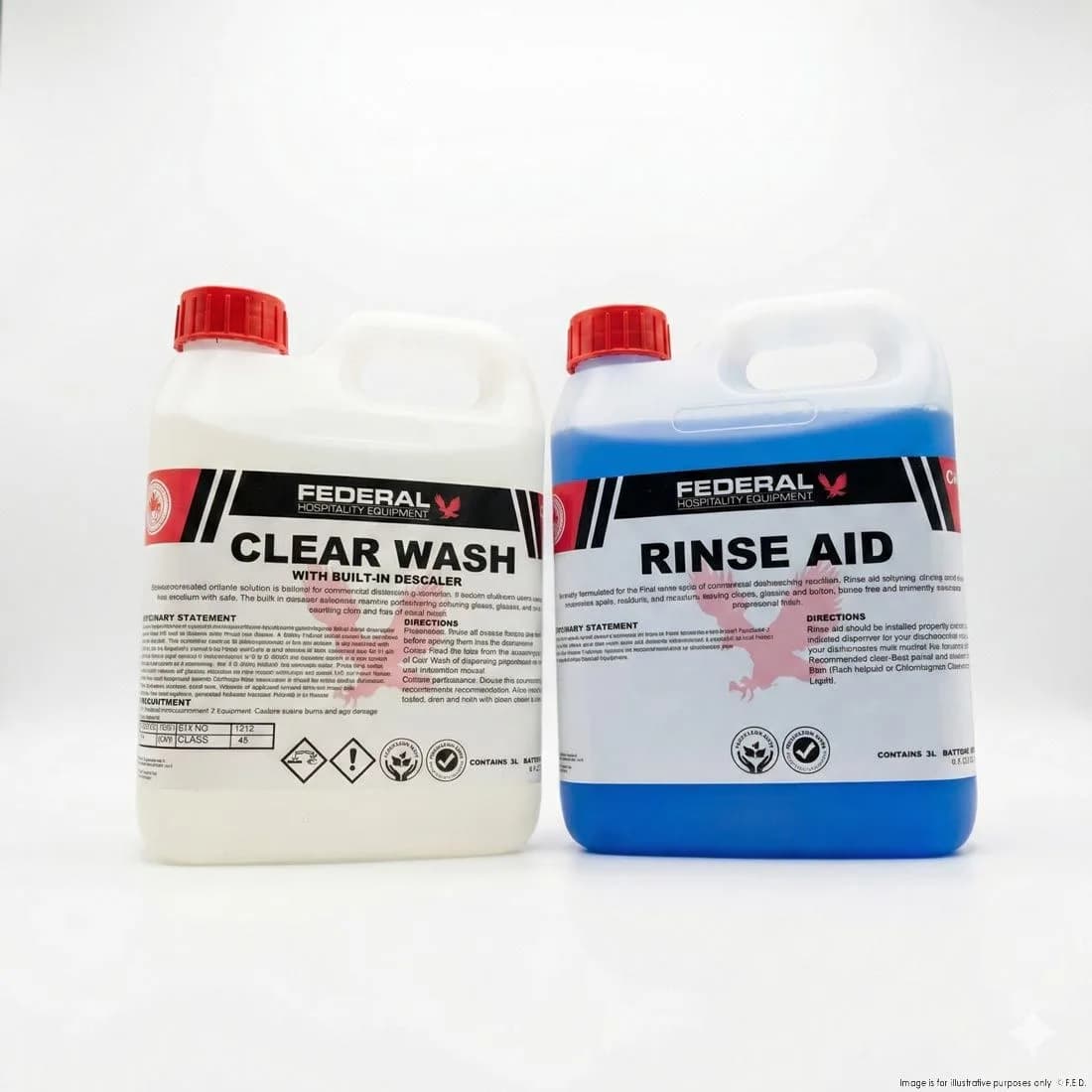 DISHWASHER PACK (Clear Wash 2L + Rinse Aid 2L) - DH-PACK