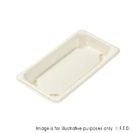 PakMax 6.5"*4.5"*0.8" Sugarcane Sushi Tray - ST-08