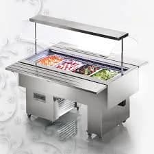 ISOLA VT INOX 4M Salad Bar