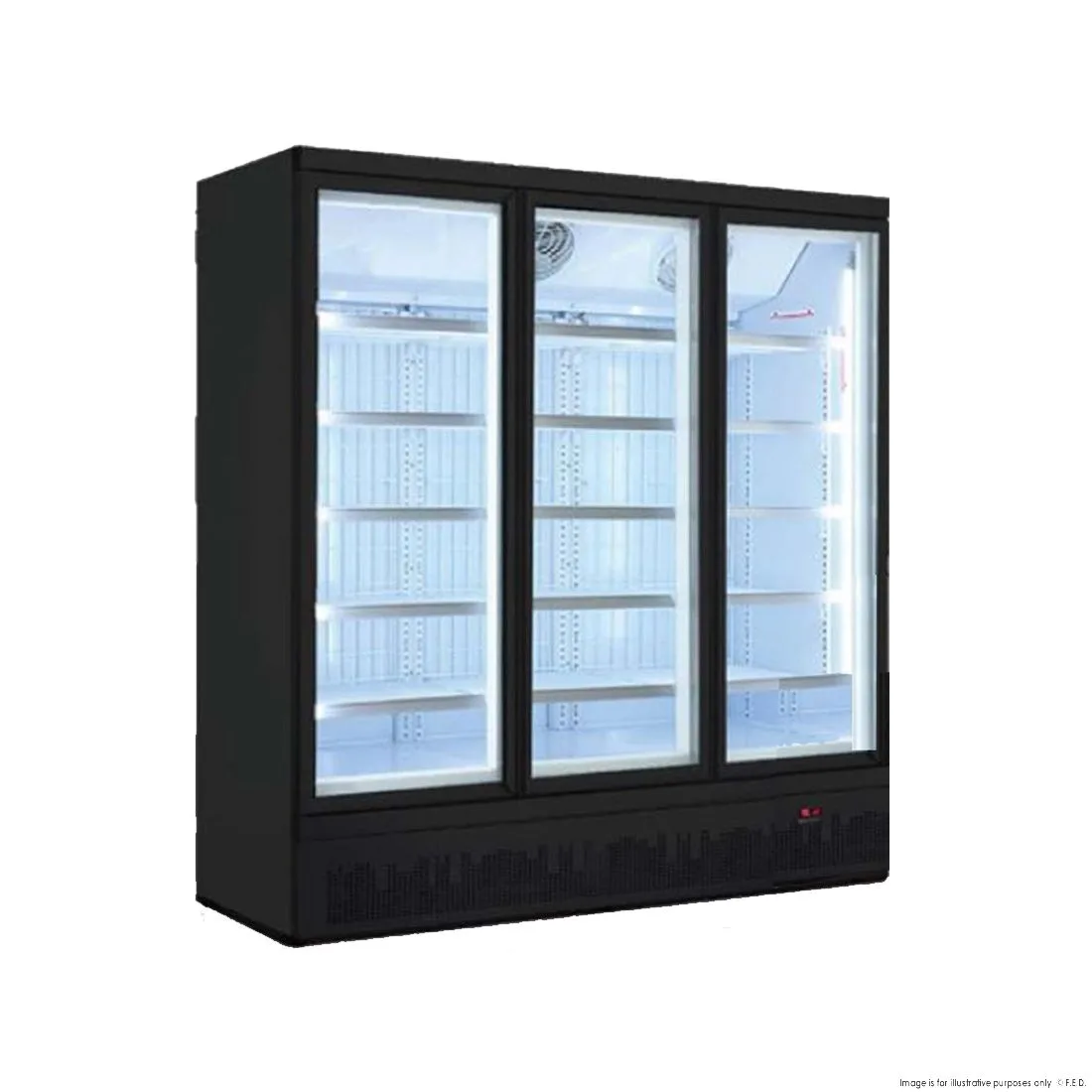2NDs: Thermaster Triple Door Supermarket Freezer - LG-1500BGBMF-NSW2114