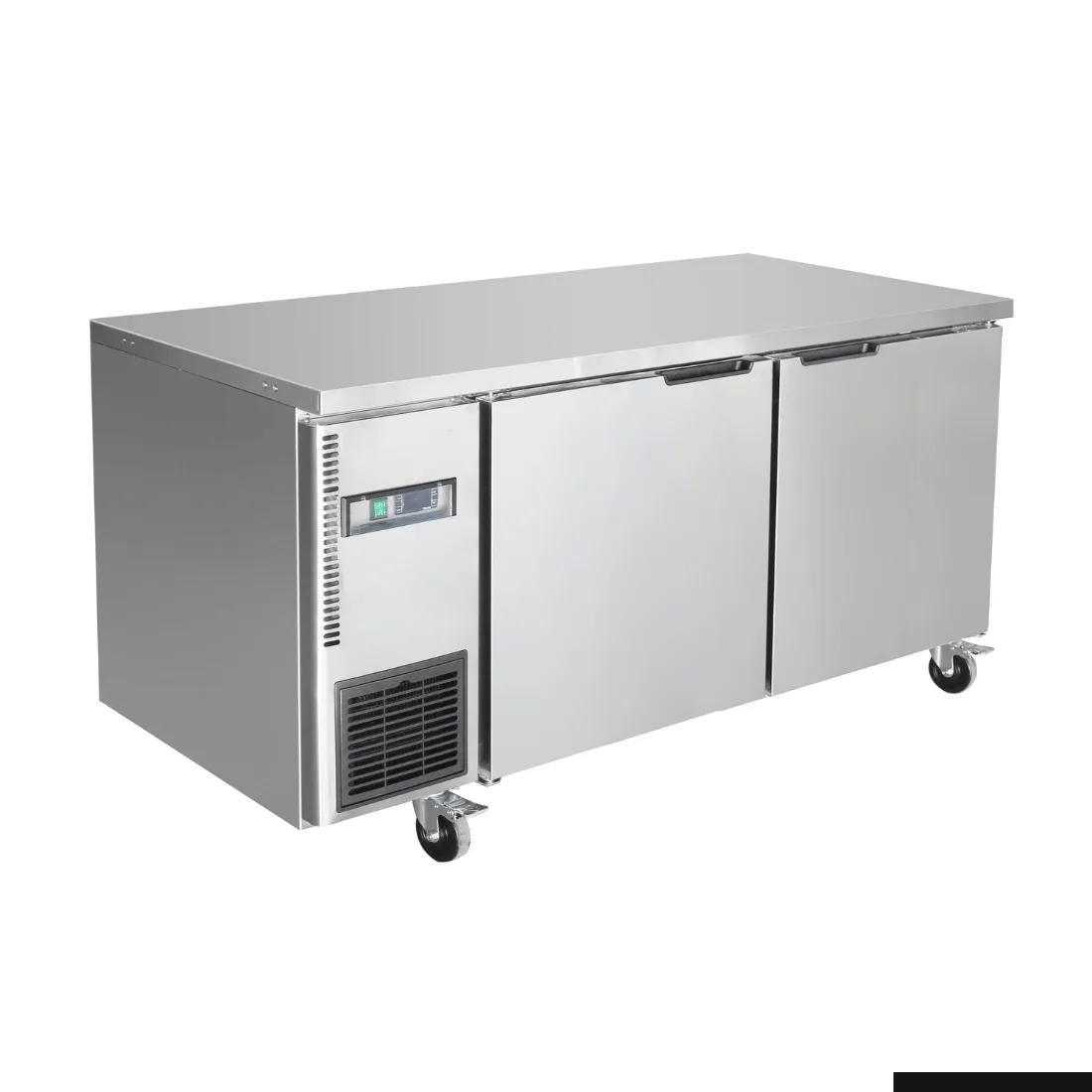 2NDs: Thermaster Stainless Steel Double Door Workbench Fridge - TL1500TN-NSW2140