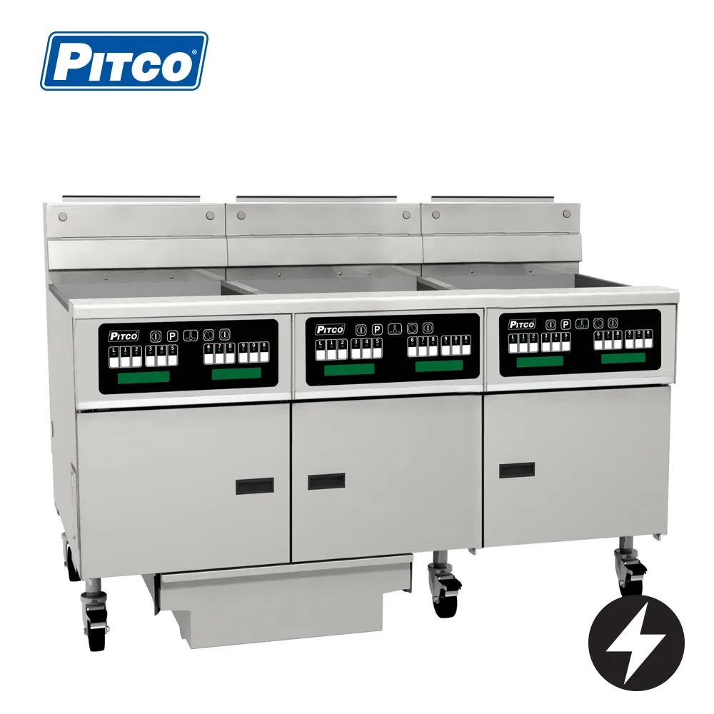 Pitco SE18C-3/FD Electric Solstice Fryer with filtration