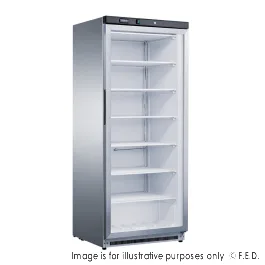 2NDs: FED-X 555L Single Glass Door Freezer - XF600SG-QLD328
