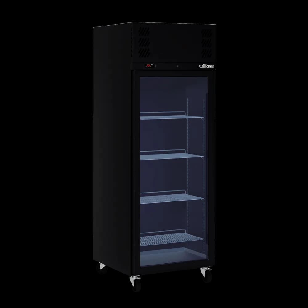 HP1GB Williams Pearl Black 1 Glass Door Fridge pic