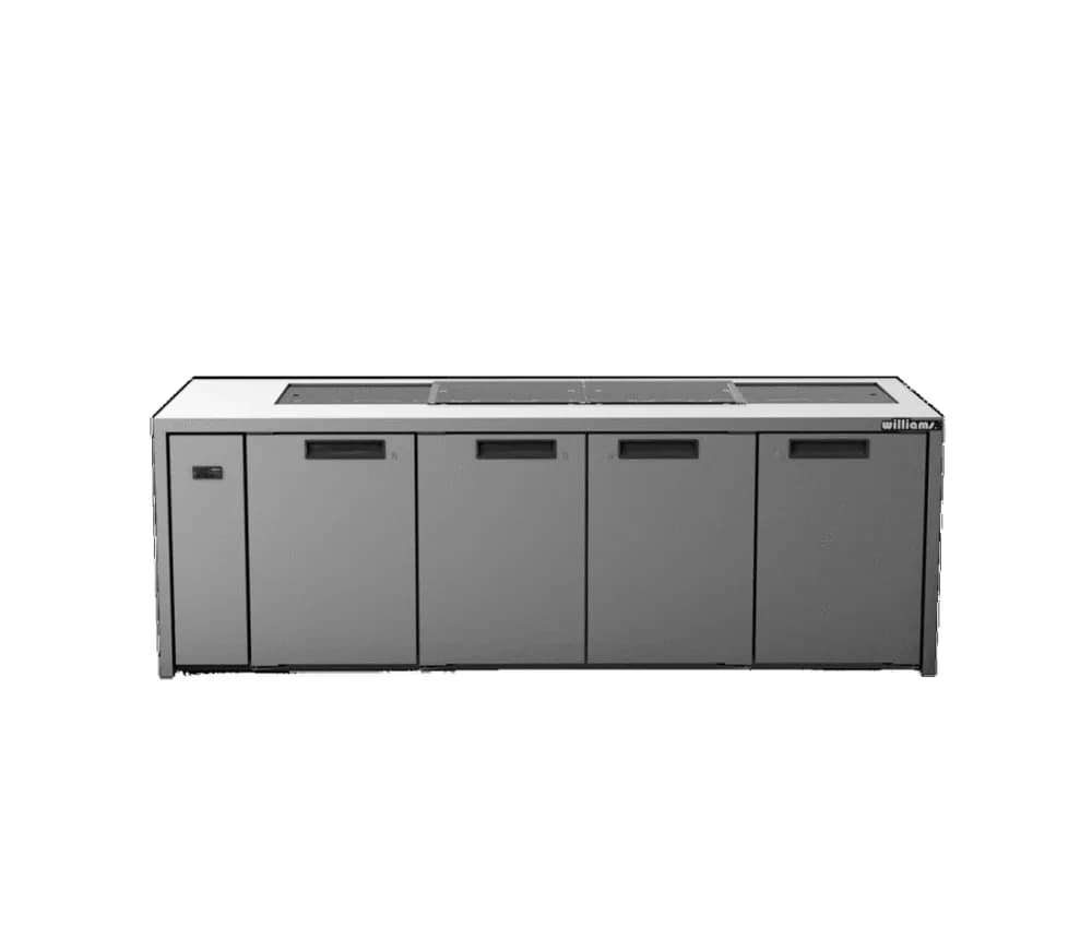 Under Bar Bench Fridge Freezers Remote Four Door