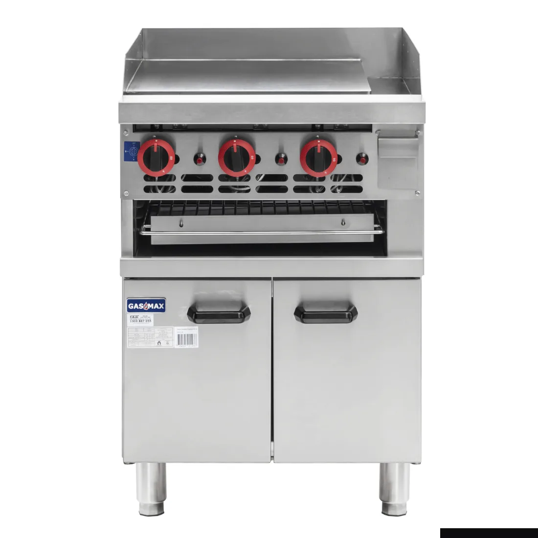 Ex-Showroom: Gasmax Gas Griddle and Gas Toaster with Cabinet - GGS-24-VIC947