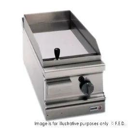 Fagor 700 series LPG chrome 1 zone fry top with thermostatic control FTG-C7-05LLPG