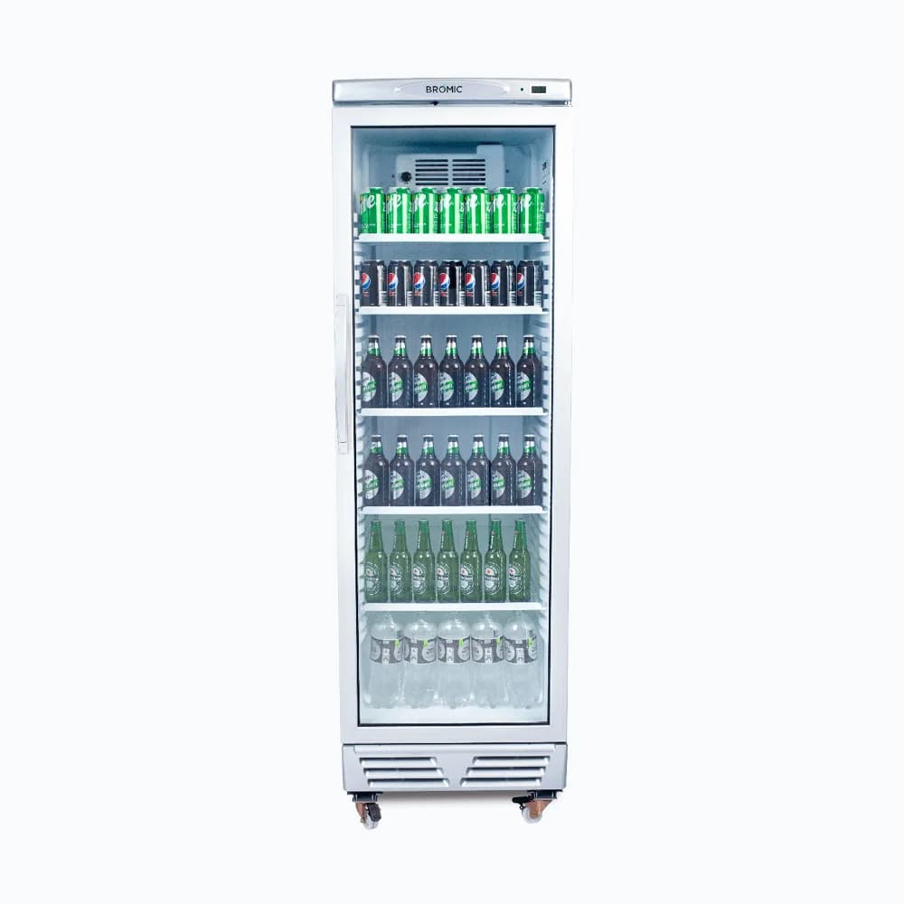 bromic upright fridge GM0374 NR frontstocked
