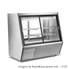 Bonvue Dual-Access Refrigerated Deli, Meat and Seafood Display Case - AMS-15DD