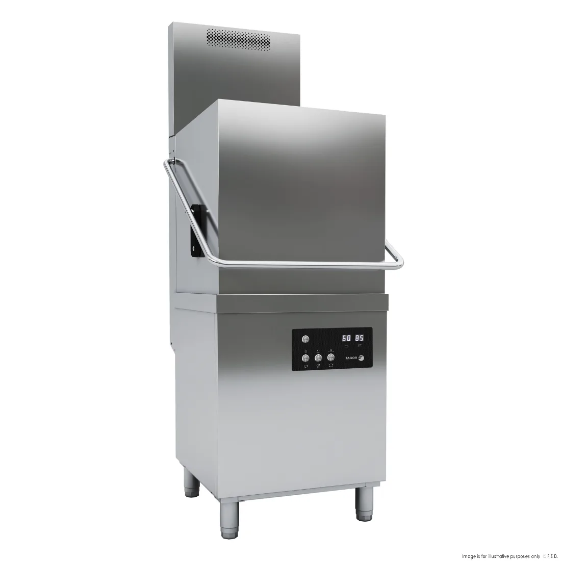 Fagor iNova Heated Recovery Pass-Through Dishwasher - WHC-502TRCBD