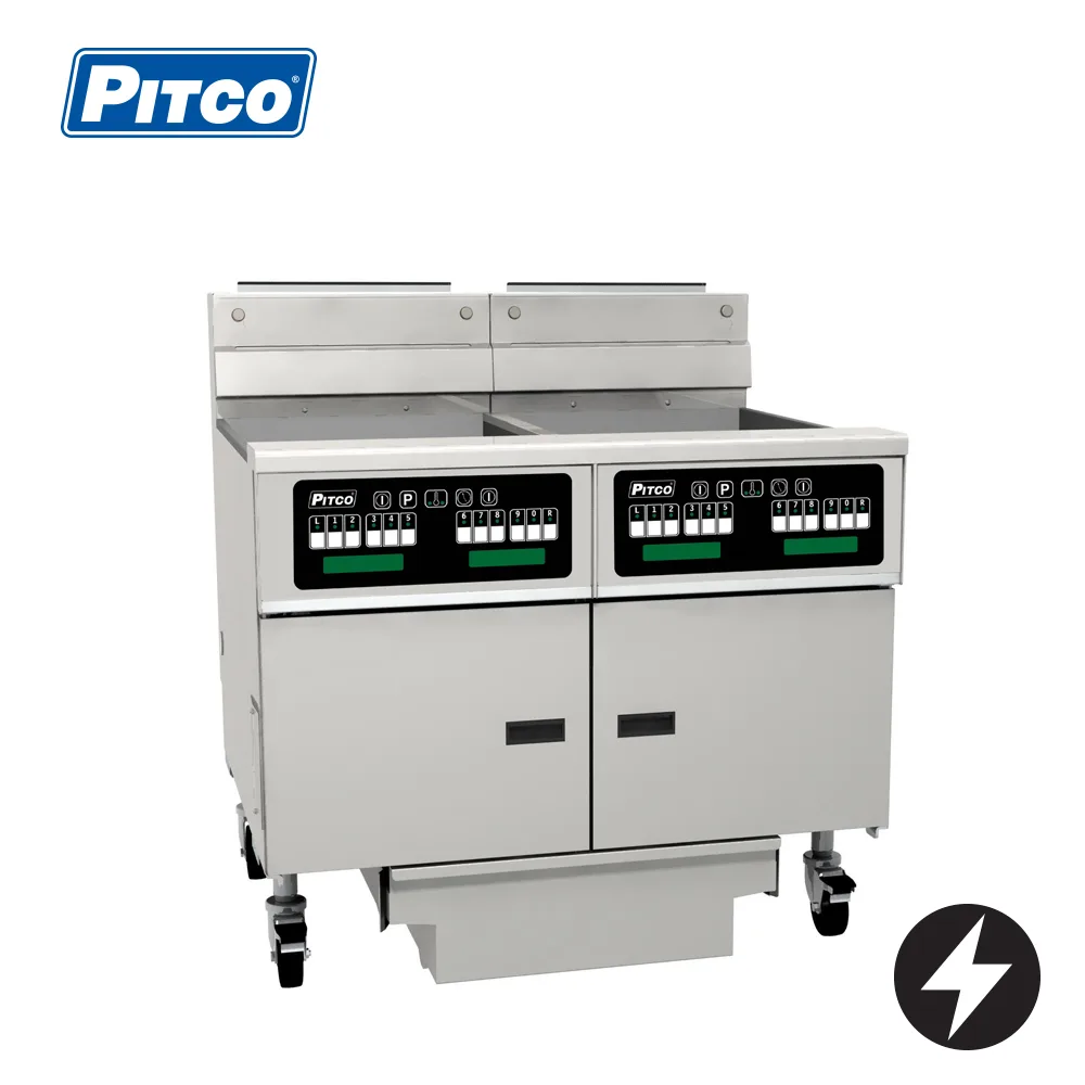 Pitco SE18C-2/FD Electric Solstice Fryer with filtration