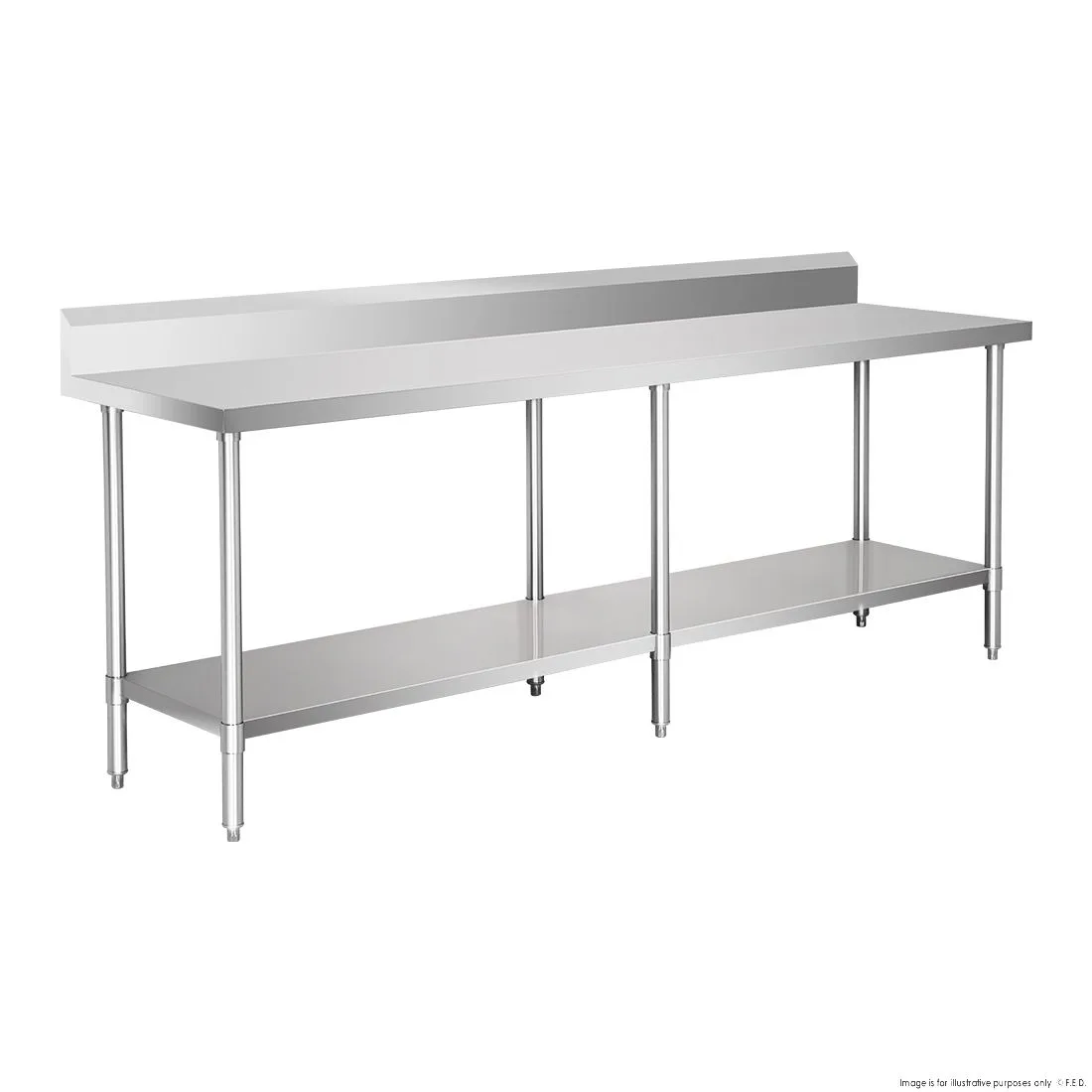 WBB6-2400/A Workbench with Splashback