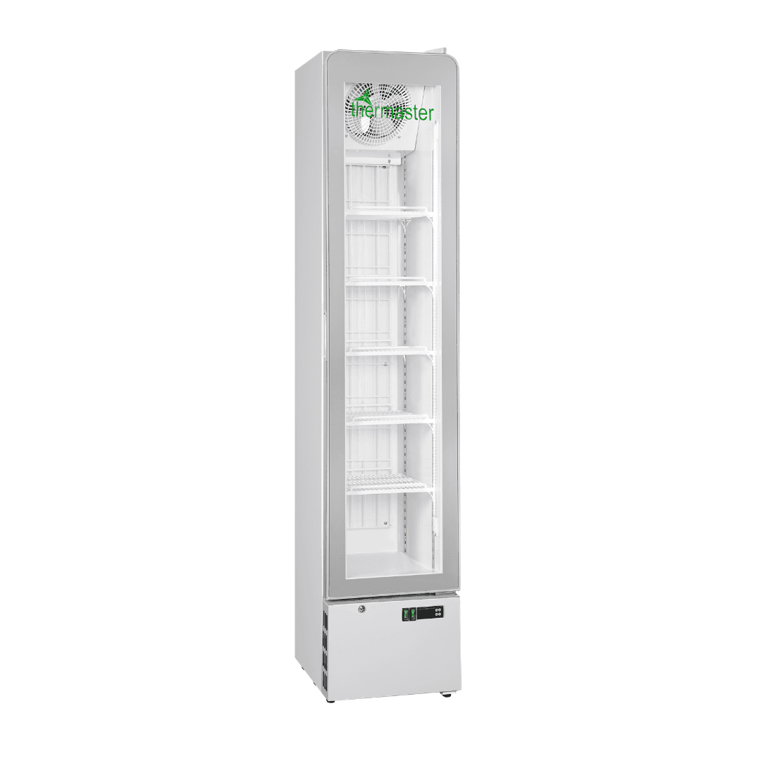 Thermaster SlimFit 165L Single Glass Door Upright Display Freezer - LG165FZ