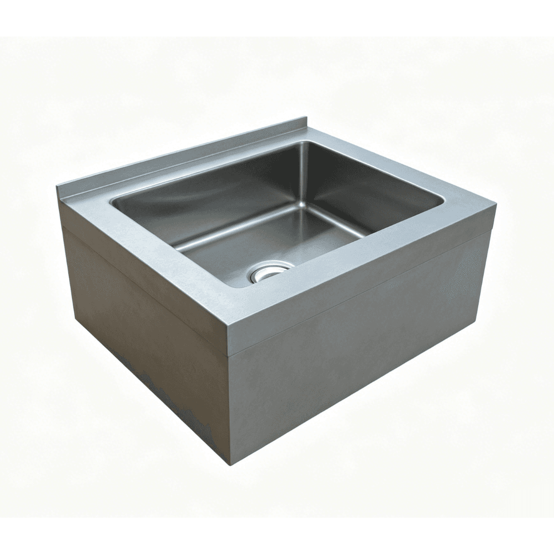 Modular Systems 533 x 635mm Stainless Steel Commercial Floor Mop Sink 12″ Deep Bowl - FMS-536441