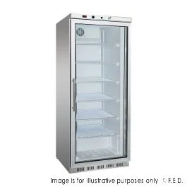 Thermaster Display Freezer with Glass Door - HF600G S/S