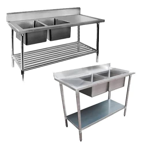 Double Sink Benches